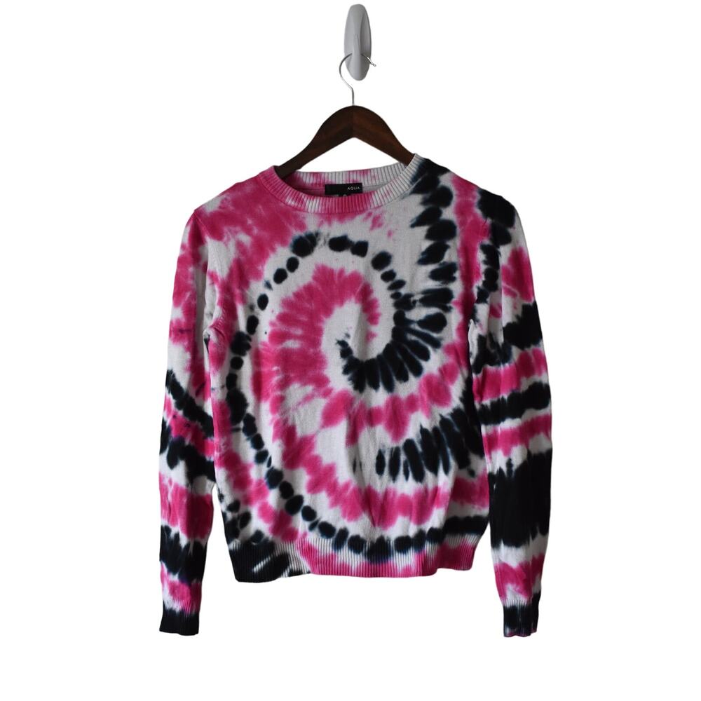 Aqua Pink/Blue Tie Dye Sweater Size XS